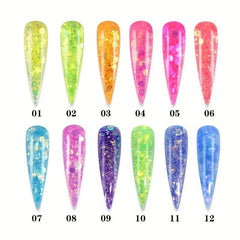 15g Nail Art Acrylic Crystal Powder with Glitter