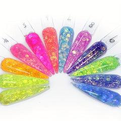 15g Nail Art Acrylic Crystal Powder with Glitter