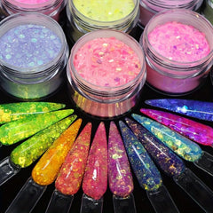 15g Nail Art Acrylic Crystal Powder with Glitter