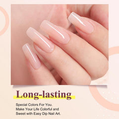 10G Acrylic Nail Powder Clear Pink Nude Pro Carving Crystal Polymer