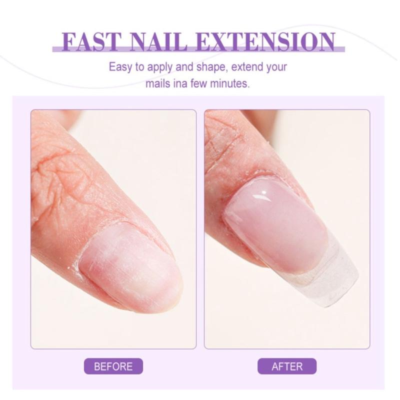 10G Acrylic Nail Powder Clear Pink Nude Pro Carving Crystal Polymer