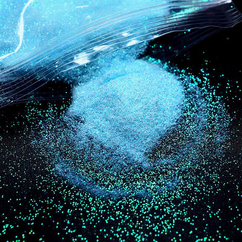 6 Colors Glitter Nail Powder 50g DIY Nail Art & Festivals Candy Coat Effect