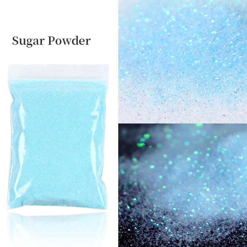6 Colors Glitter Nail Powder 50g DIY Nail Art & Festivals Candy Coat Effect