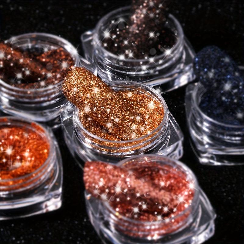 Nail Crystal Broken Powder Mirror Pigment Glitter Art Shining Nail Art