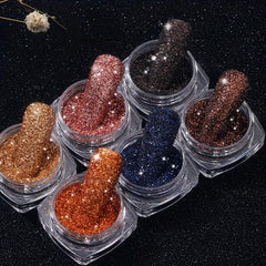 Nail Crystal Broken Powder Mirror Pigment Glitter Art Shining Nail Art