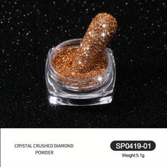 Nail Crystal Broken Powder Mirror Pigment Glitter Art Shining Nail Art