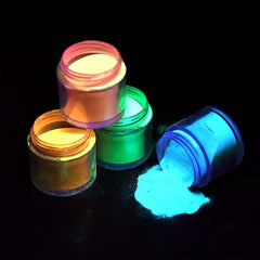 Glow In Dark Acrylic Powder 12 Colors Kit Nail Extension Luminous Acrylic Nail