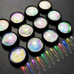 10 Colors Chameleon Pigment Powder for Nail Art DIY
