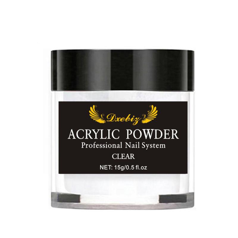 15G Acrylic Nail Powder Professional French Manicure Clear Pink Nude