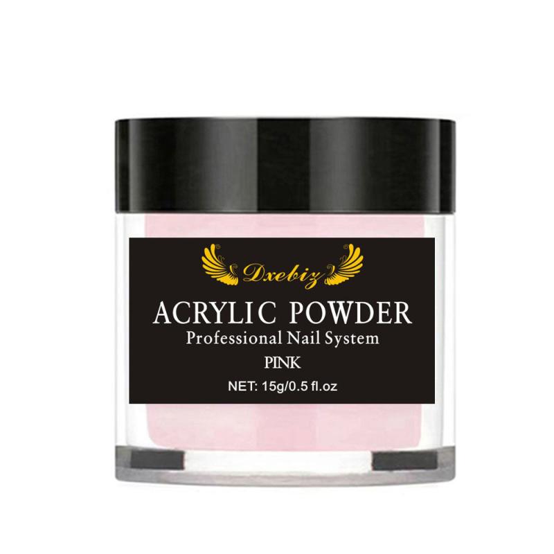 15G Acrylic Nail Powder Professional French Manicure Clear Pink Nude