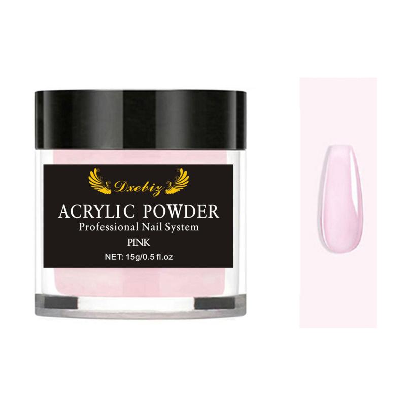 15G Acrylic Nail Powder Professional French Manicure Clear Pink Nude
