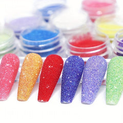 6-Color Glitter Sweater Powder Nail Kit Set