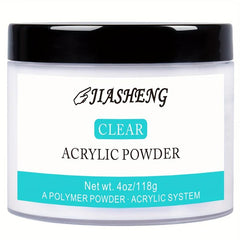 Acrylic Powder 2oz Crystal Polymer Nail System Extension