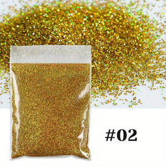 10g Holographic Glitter Powder Nail Art DIY Shimmering Candy Coat Cosmetic