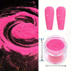 10 Colors Nail Glitter Powder Green Dust Sand Powder Manicure Decoration