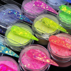 Glitter Acrylic Powder Mix for Nail Art 15g