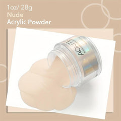 Aokitec Nude Red Acrylic Powder For Nails Professional Acrylic Nail Powder