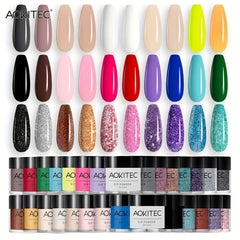 French Manicure Dip Powder Starter Nail Art DIY Salon Christmas