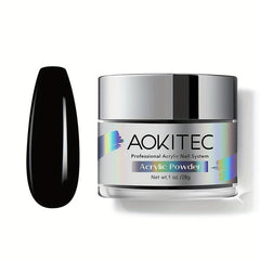 Aokitec Red Acrylic Powder French Nail Art