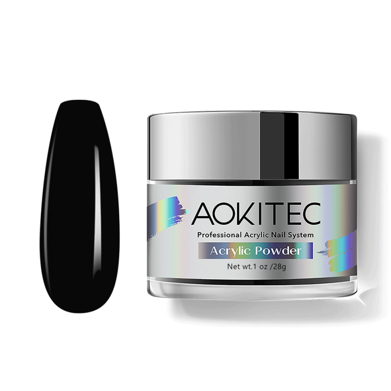 Aokitec Red Acrylic Powder French Nail Art