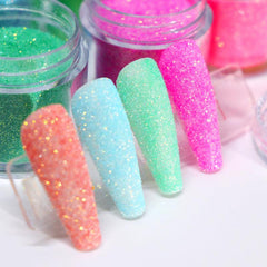 10PC Nail Glitter Powder Set for DIY Manicures & Festive Looks