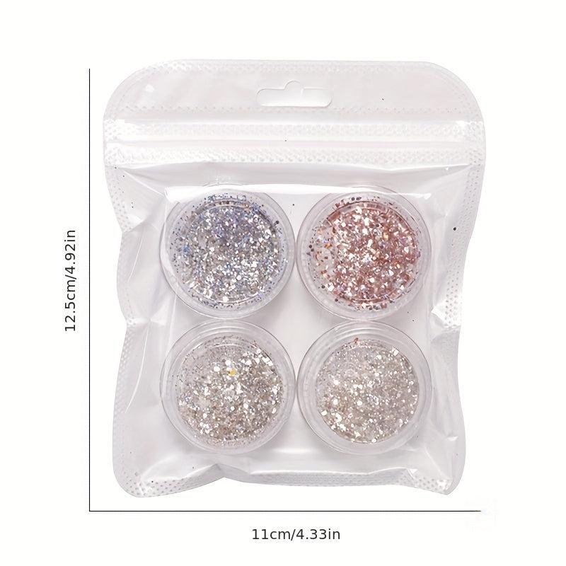 Iridescent Chunky Glitters Nail Flakes Sequins