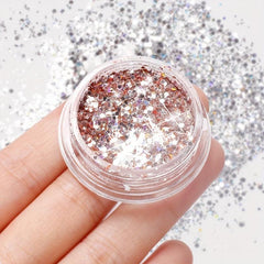 Iridescent Chunky Glitters Nail Flakes Sequins