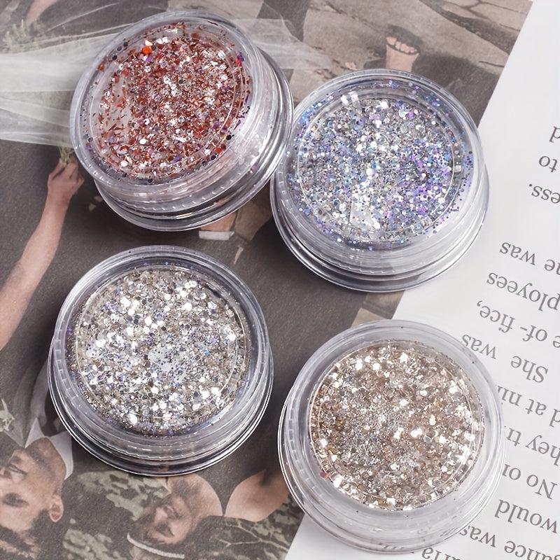 Iridescent Chunky Glitters Nail Flakes Sequins