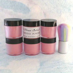 Fluorescent Green & Pink Dip Powder Set