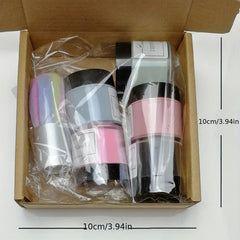 Fluorescent Green & Pink Dip Powder Set