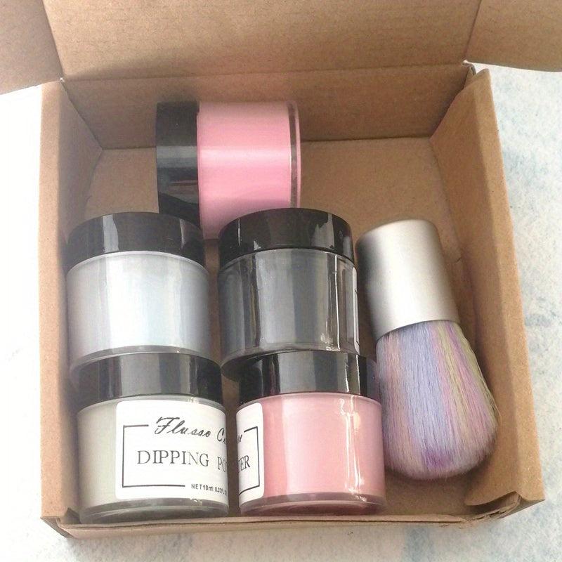 Fluorescent Green & Pink Dip Powder Set