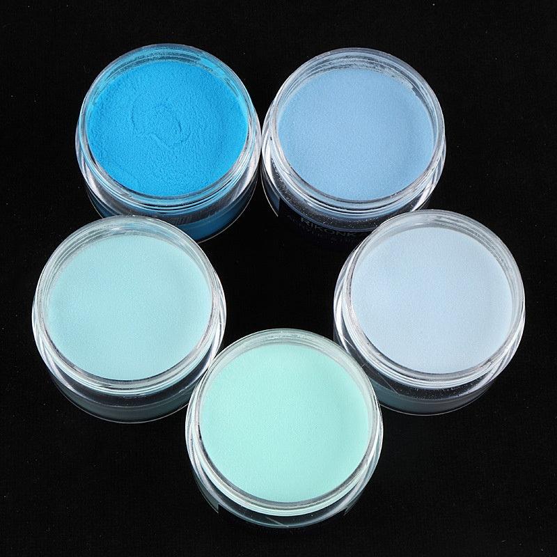Acrylic Powder Nail Art 3D Flower Pattern Engraving Pigment