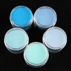 Acrylic Powder Nail Art 3D Flower Pattern Engraving Pigment