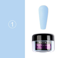 Acrylic Powder Nail Art 3D Flower Pattern Engraving Pigment