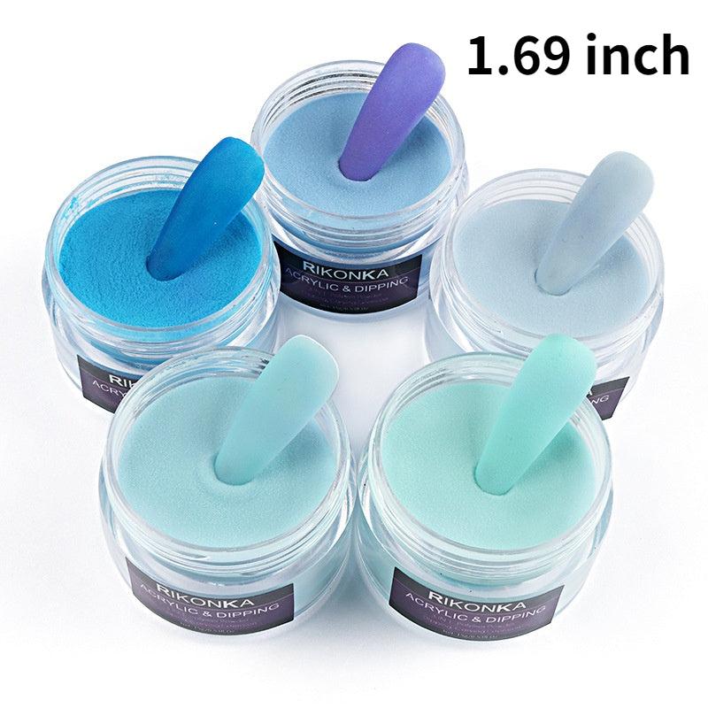 Acrylic Powder Nail Art 3D Flower Pattern Engraving Pigment