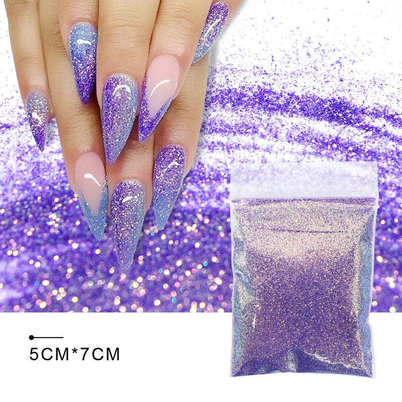 10g Sparkling Nail Glitter Powder Sand Effect DIY Nail Art and Festivals