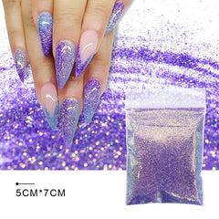 10g Sparkling Nail Glitter Powder Sand Effect DIY Nail Art and Festivals