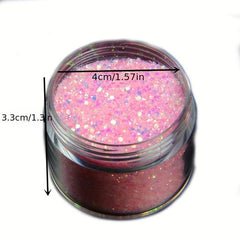 Shining Flash Glitter Hexagon Nail Powder - Nail Art Decoration