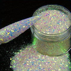 Shining Flash Glitter Hexagon Nail Powder - Nail Art Decoration