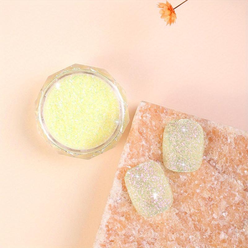 Luminous Nail Glitter Powder Dust Shining Sugar Effect Glitter Candy Coat