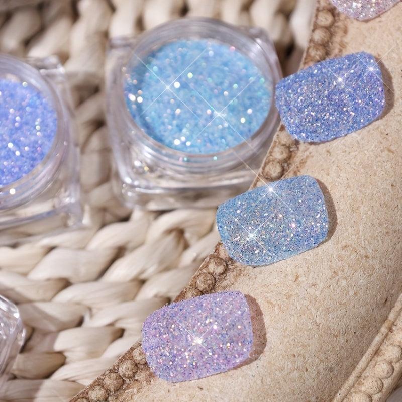 Luminous Nail Glitter Powder Dust Shining Sugar Effect Glitter Candy Coat