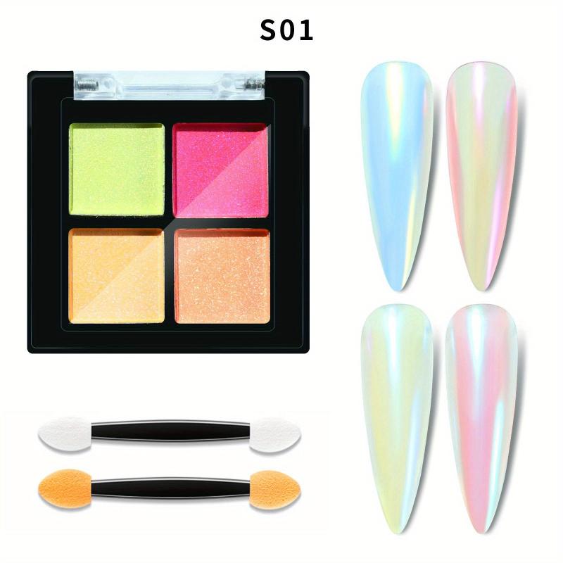 Mirror Titanium Powder Nail Dip Set for DIY Home Salon Jewelry Decoration