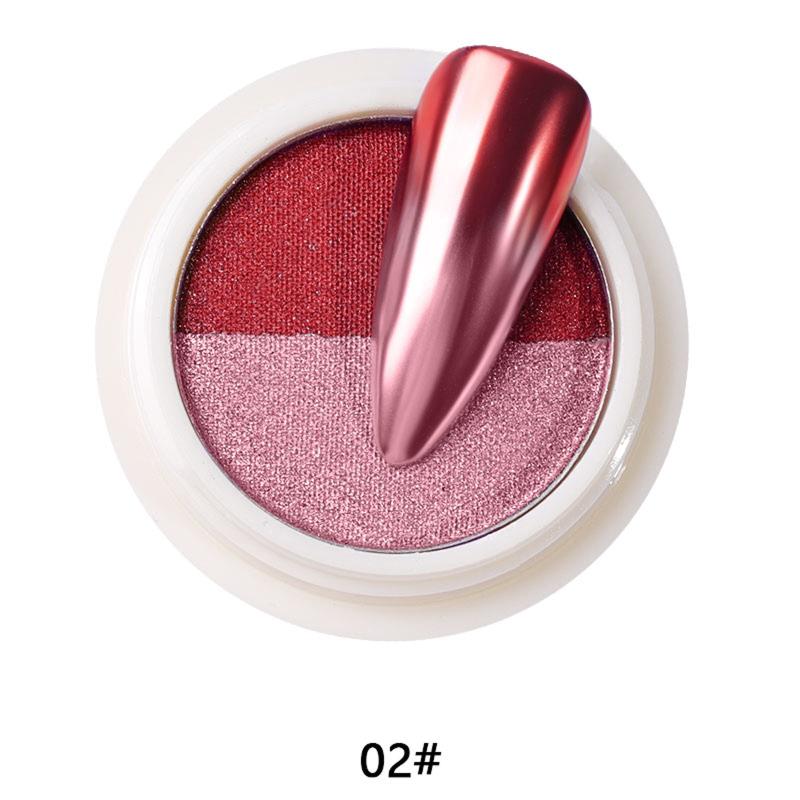 Metallic Mirror Powder Nail Art Glitter Bubble Effect Decoration