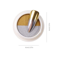 Metallic Mirror Powder Nail Art Glitter Bubble Effect Decoration