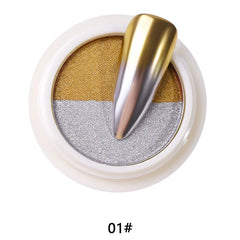 Metallic Mirror Powder Nail Art Glitter Bubble Effect Decoration