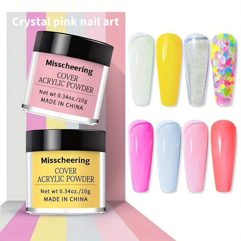 16pcs Acrylic Nail Powder Set 8 Colors Acrylic Powder Set With Acrylic Liquid