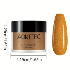 4 Colors Dip Powder Kit Gray Brown Collection Nail Extension Starter Set