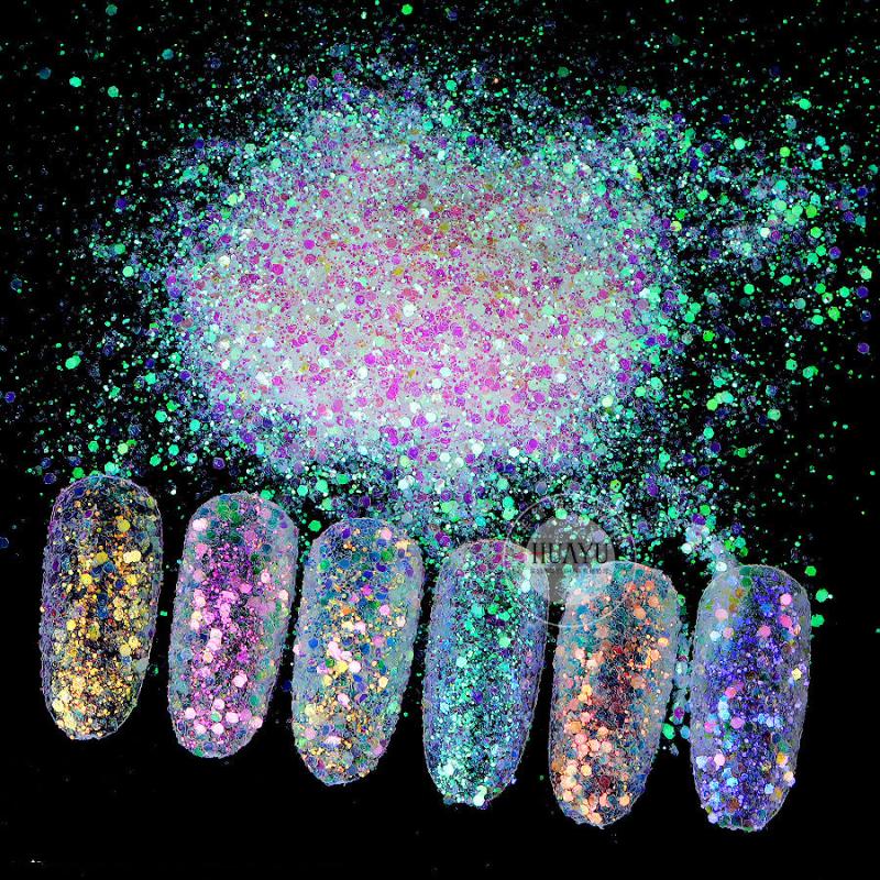 5g Holographic Nail Glitter Powder for DIY Manicure