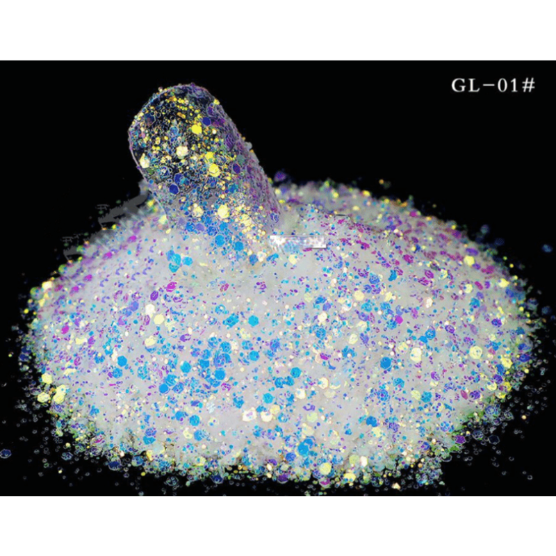5g Holographic Nail Glitter Powder for DIY Manicure