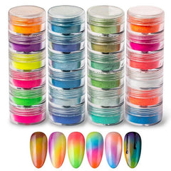 Neon Glow in the Dark Powder for Nail Art Resin Bling Crafts
